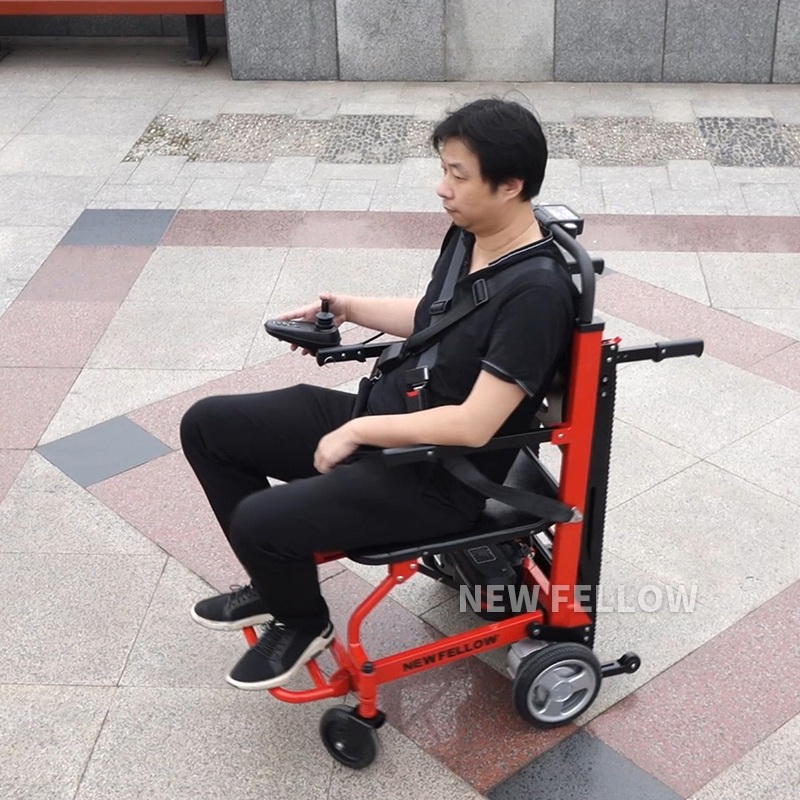 Electric climbing wheelchair NF-WD100 ground driving - 1