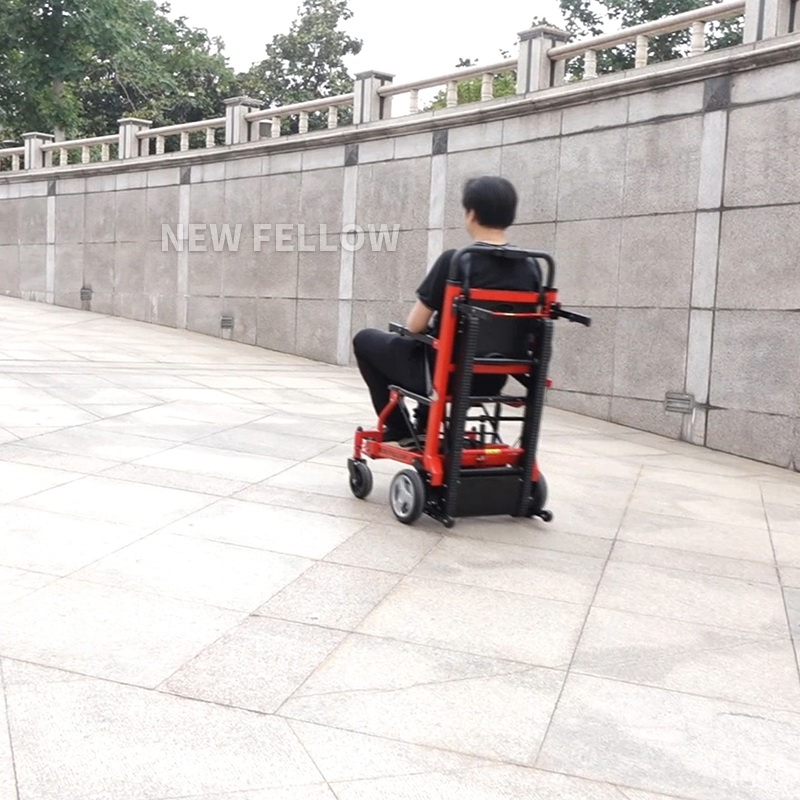Electric climbing wheelchair NF-WD100 ground driving - 2